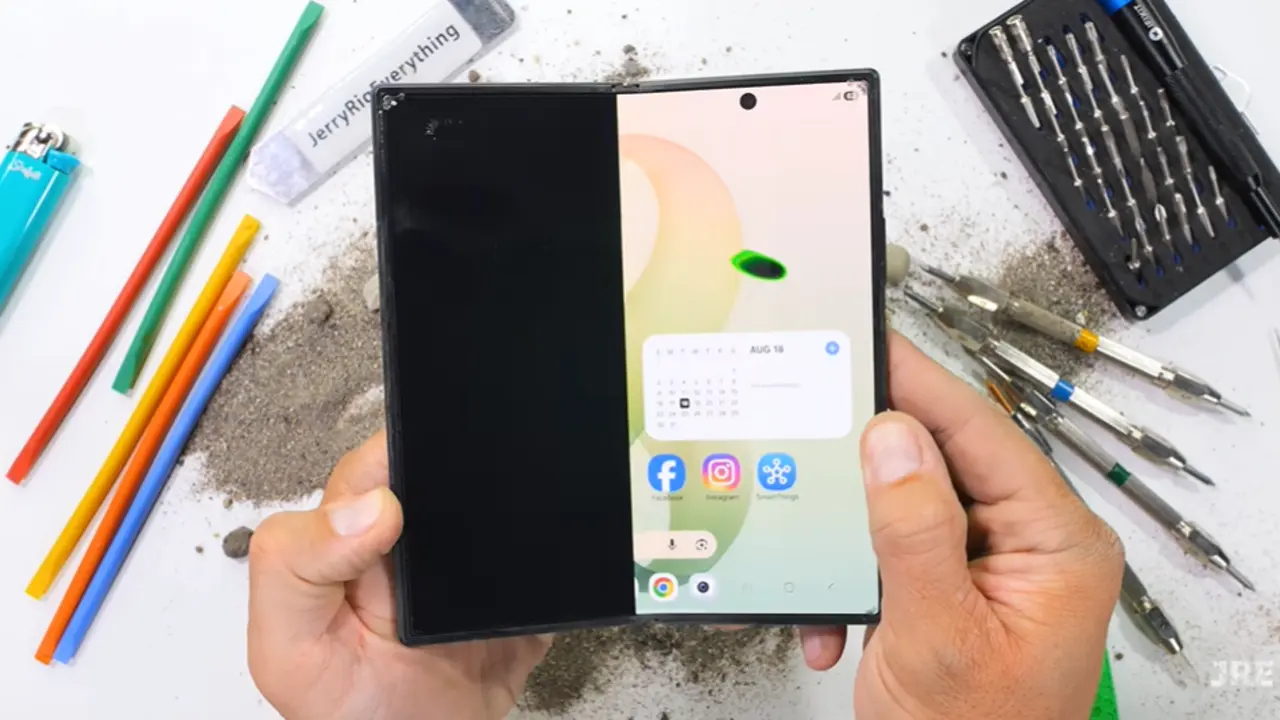 Samsung Galaxy Z Fold 8 Ultra Gagal Uji Ketahanan, Layar Rusak Total