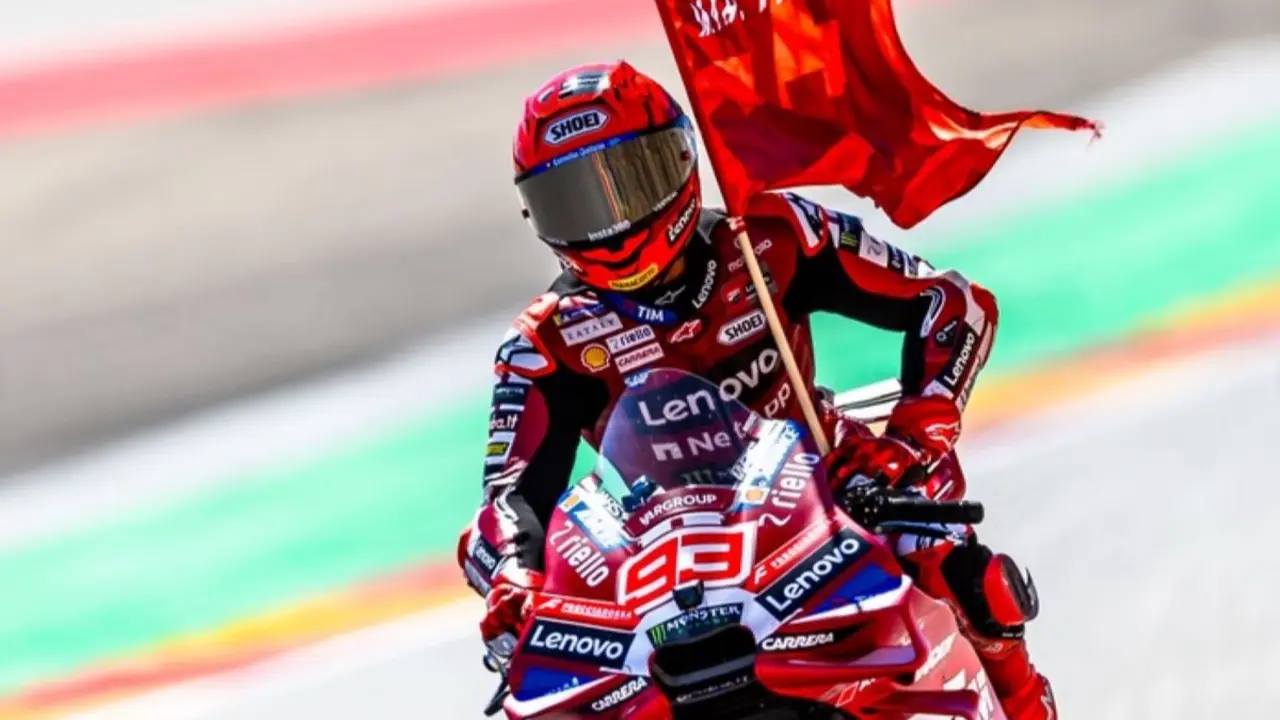 Hasil MotoGP Aragon 2026: Marc Marquez Juara Usai Duel Ketat dengan Bezzecchi