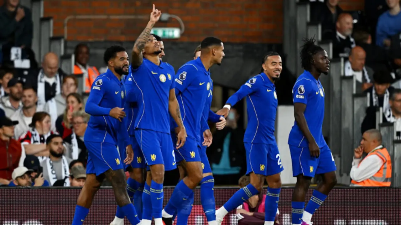 Pemain Chelsea Selebrasi