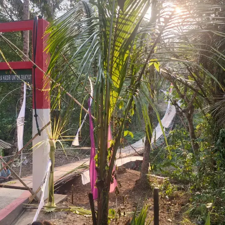 Jembatan Gantung Pongpet Rusak Saat Diresmikan, Dandim Akui Kelalaian Pengawasan Beban