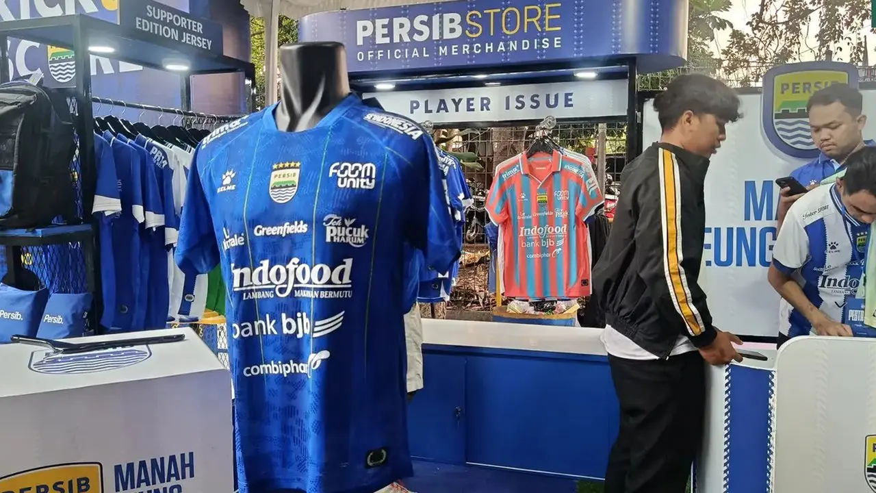Jersey Persib Musim 2026/2027 Dijual Seharga Rp1,19 Juta