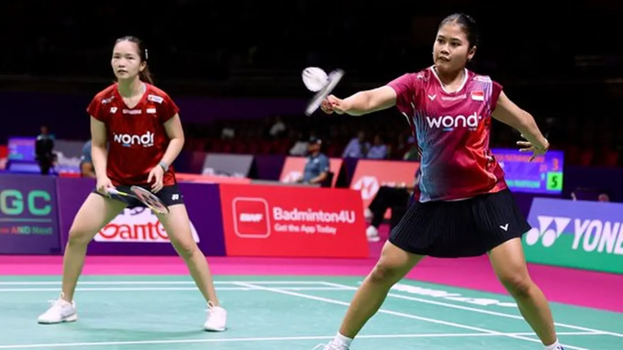 Rachel/Febi Melaju ke Perempat Final Kejuaraan Dunia BWF Usai Lawan Mundur