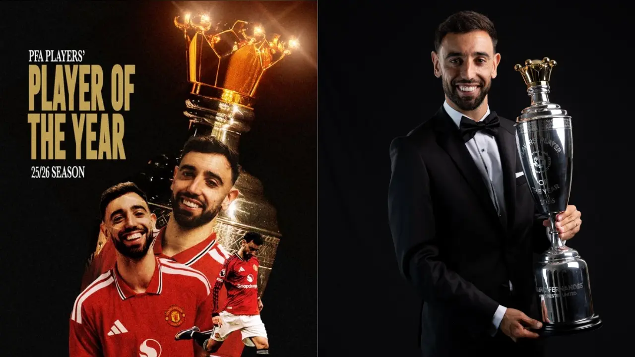 Bruno Fernandes Raih Gelar Pemain Terbaik PFA