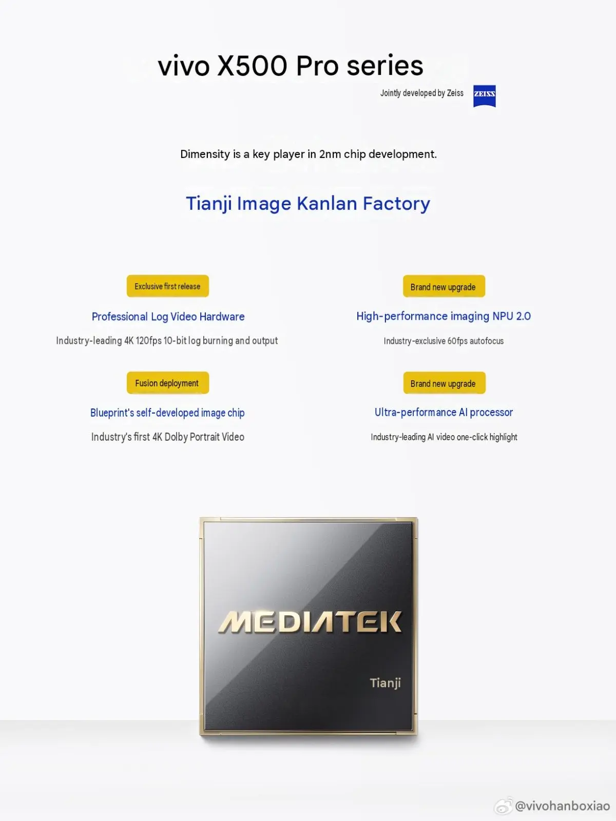 Vivo X500 Pro Series Dipastikan Gunakan Chipset MediaTek 2nm