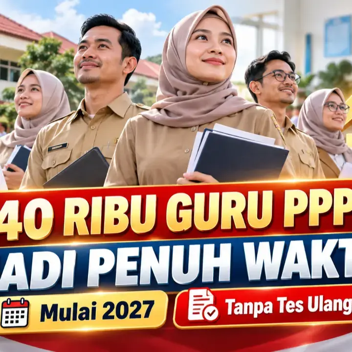 Nasib Guru PPPK Paruh Waktu Mulai 2027, Ada Skema Naik Status hingga Tunjangan
