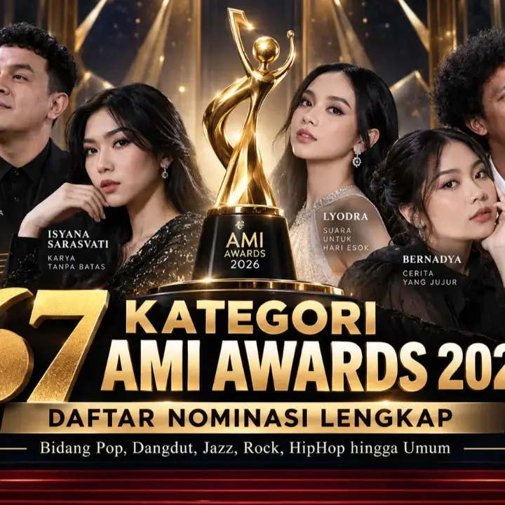 Daftar Lengkap 67 Kategori AMI Awards 2026 dan Seluruh Nominasinya