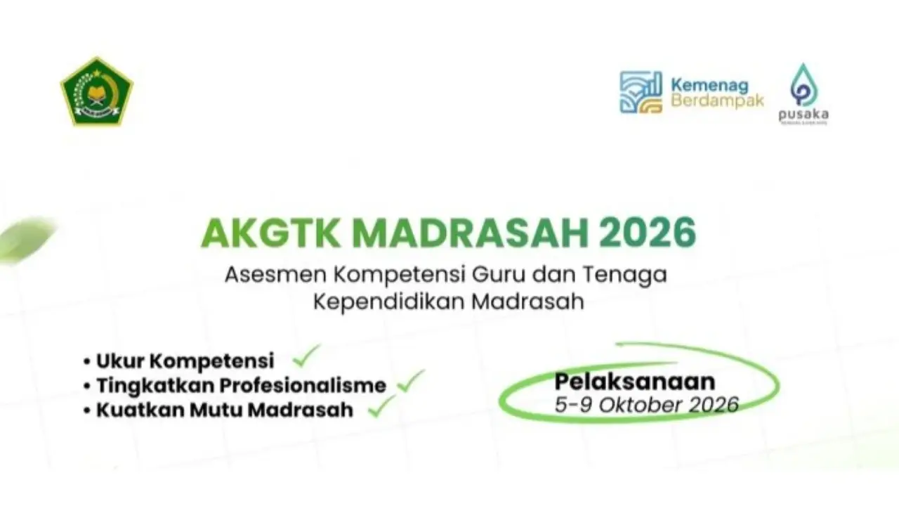 Akgtk Madrasah 2026 Digelar 5 9 Oktober Simak Syarat Peserta Hingga Cara Instal Aplikasi Seb