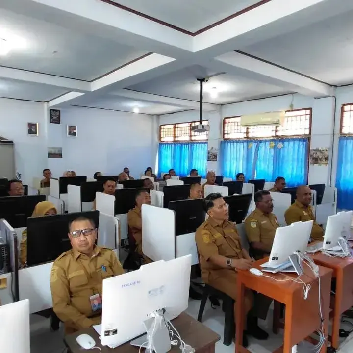 ASN Biak Numfor Jalani Profiling dan Ujian Dinas dengan Sistem CAT untuk Pemetaan Kompetensi