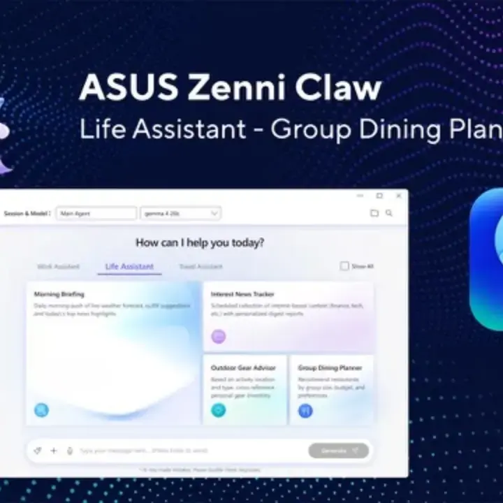 ASUS Kembangkan Zenni Claw, AI Hub untuk Jalankan ChatGPT, Gemini, dan AI Lokal Langsung di Komputer