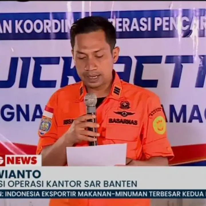 Basarnas Perluas Area Pencarian Jurnalis Hilang di Selat Sunda hingga 8.509 Mil Laut Persegi