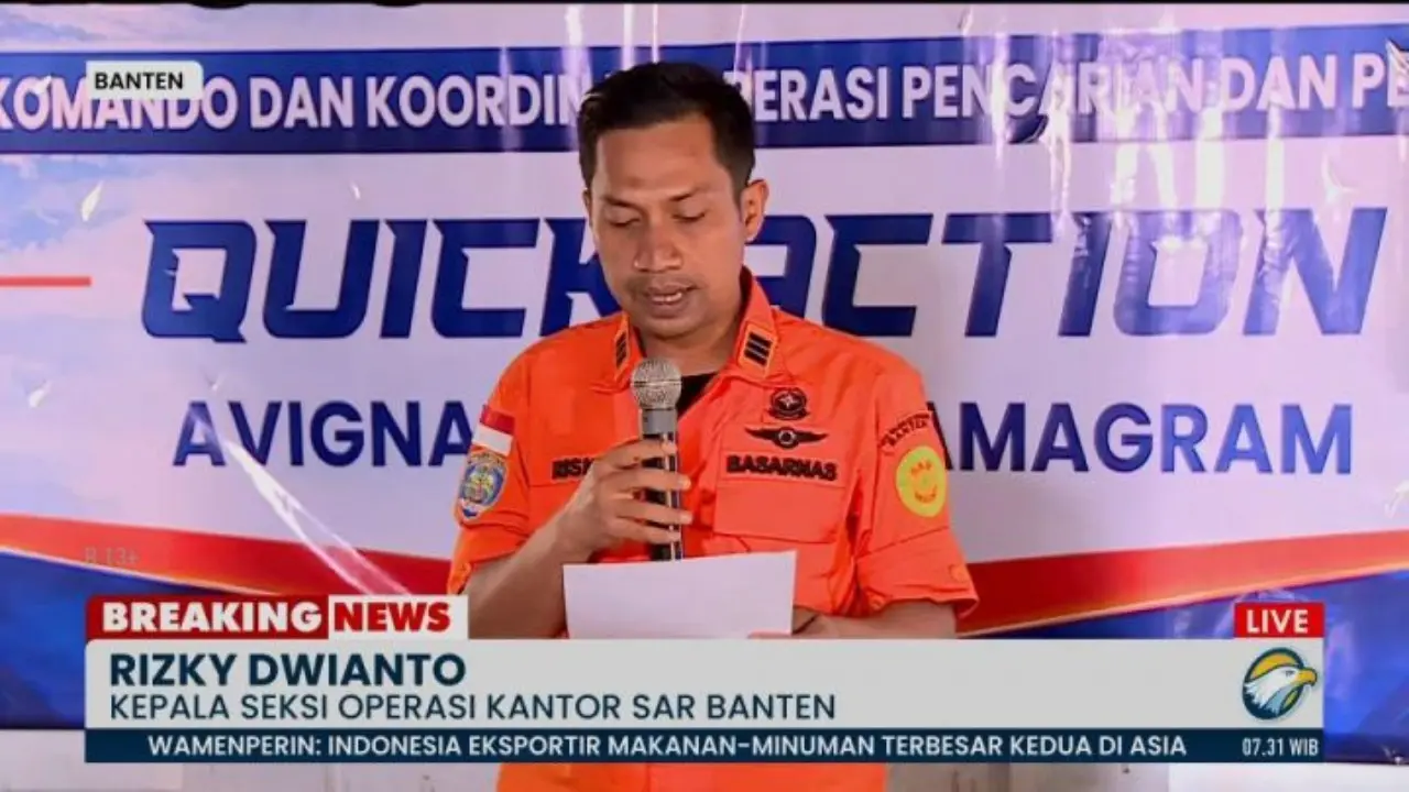 Basarnas Perluas Area Pencarian Jurnalis Hilang Di Selat Sunda Hingga 8 509 Mil Laut Persegi