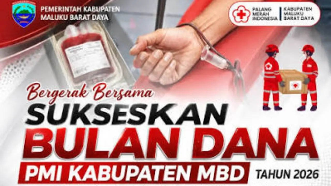 Bulan Dana Pmi Mbd 2026 Resmi Dimulai Sekda Ajak Asn Dukung Target Bank Darah
