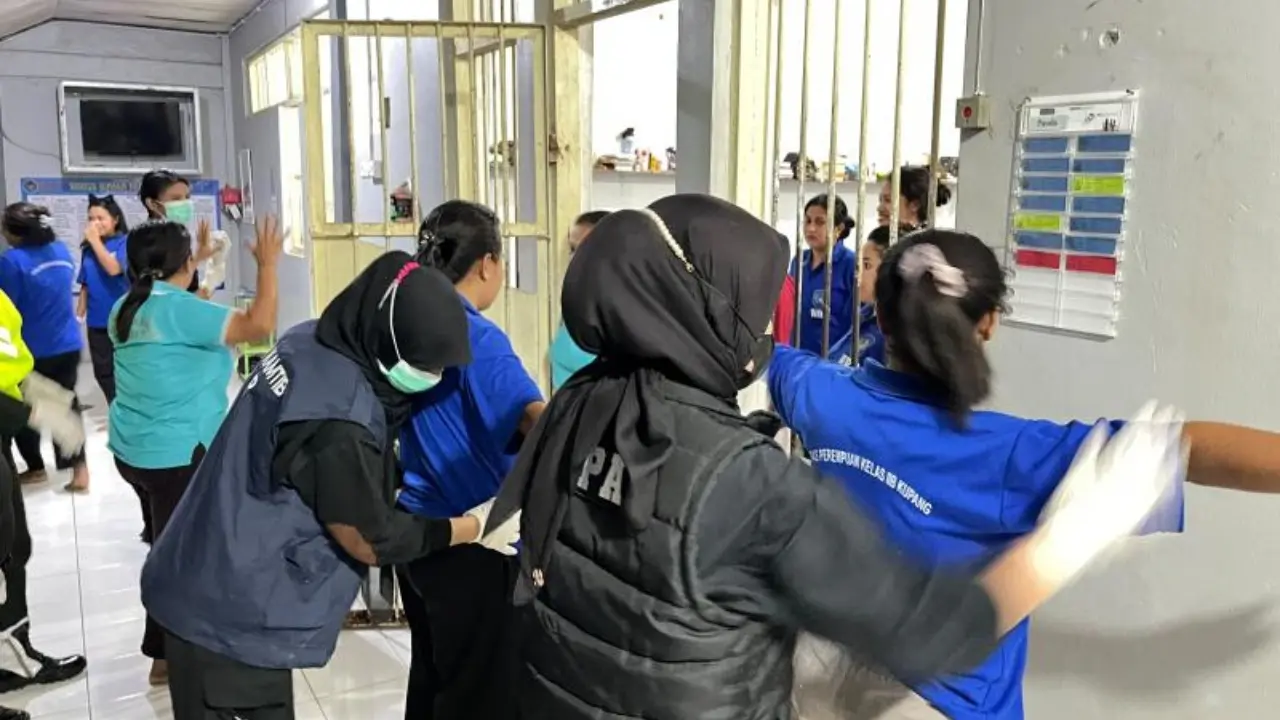 Ditjenpas Ntt Gelar Razia Serentak Di Lapas Dan Rutan 50 Orang Jalani Tes Urine