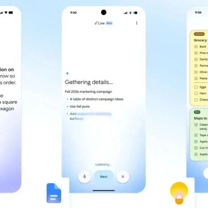 Google Perluas Asisten AI ke Docs, Gmail, dan Keep, Kini Bisa Dipakai Lewat Perintah Suara