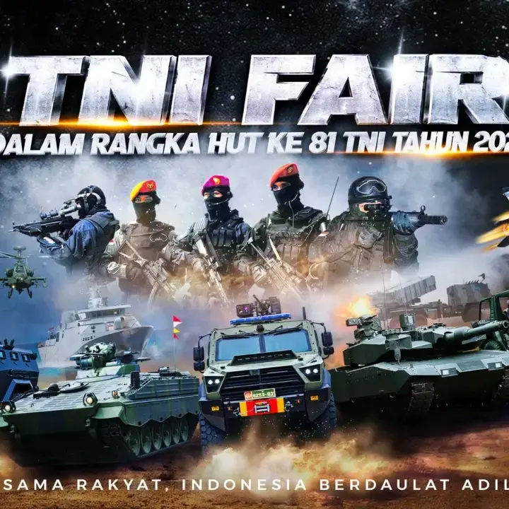 HUT ke-81 TNI Digelar di Monas, Garibaldi dan Lima Kodam Baru Jadi Bagian Agenda Utama