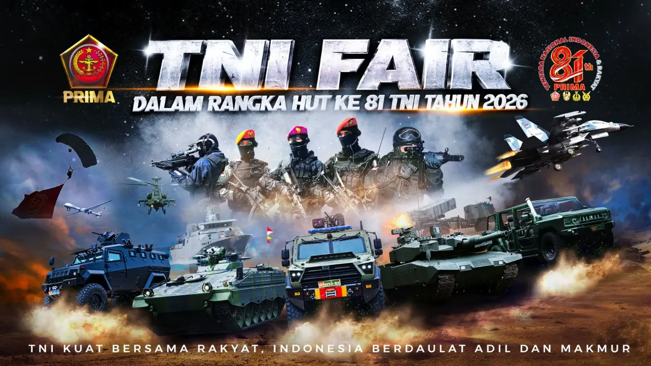Hut Ke 81 Tni Digelar Di Monas Garibaldi Dan Lima Kodam Baru Jadi Bagian Agenda Utama