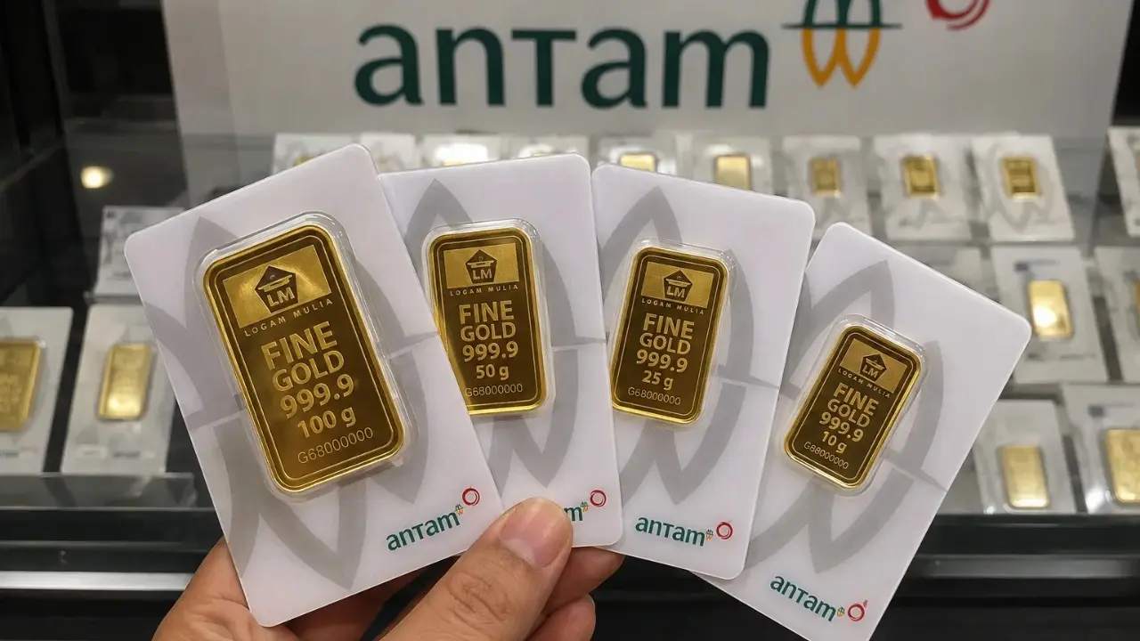 Harga Emas Antam Hari Ini 21 September Turun Rp10 000 Cek Daftar Lengkap Sebelum Membeli