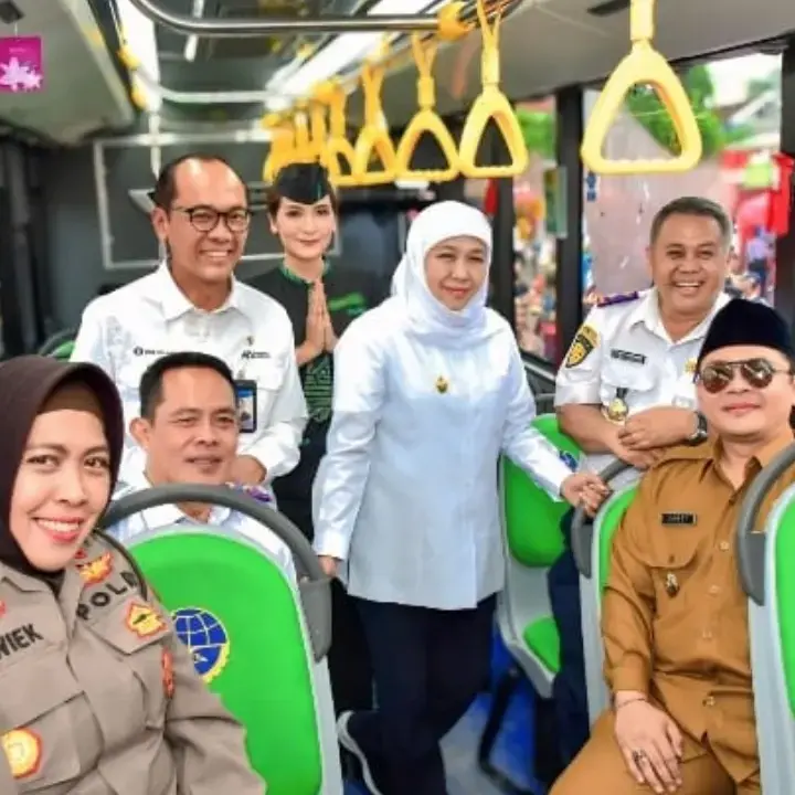 Harhubnas 2026, Khofifah Gratiskan Trans Jatim di 8 Koridor untuk Dorong Minat Transportasi Publik