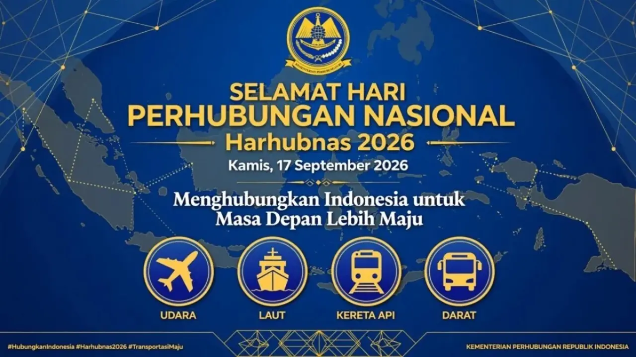 Harhubnas 2026 Simak Tema Menghubungkan Indonesia Sejarah Tujuan Dan Makna Logo Kemenhub
