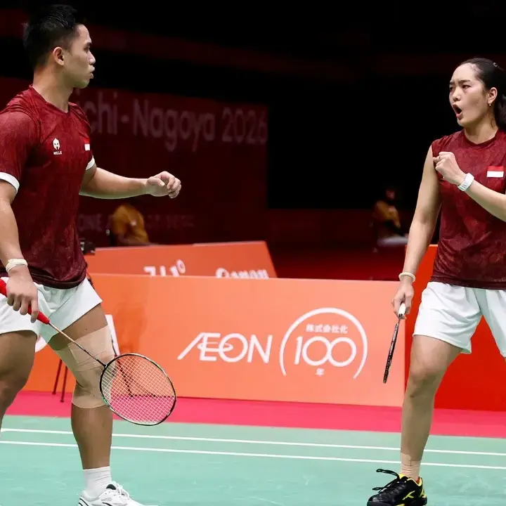 Hasil Asian Games 2026: Amri/Nita ke Semifinal Usai Taklukkan Korea Selatan Tiga Gim