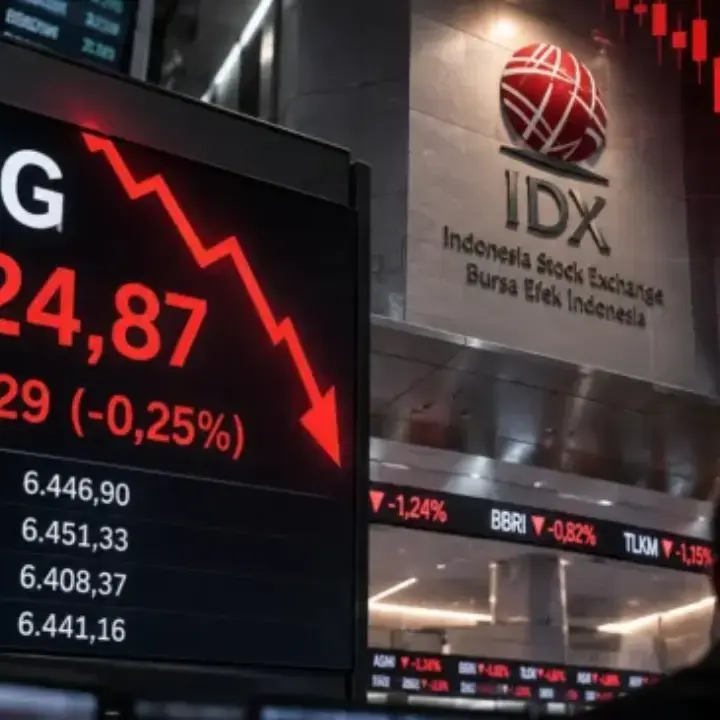 IHSG Hari Ini Turun ke 6.424, Saham Energi Tertekan, Ini Daftar yang Melemah dan Menguat