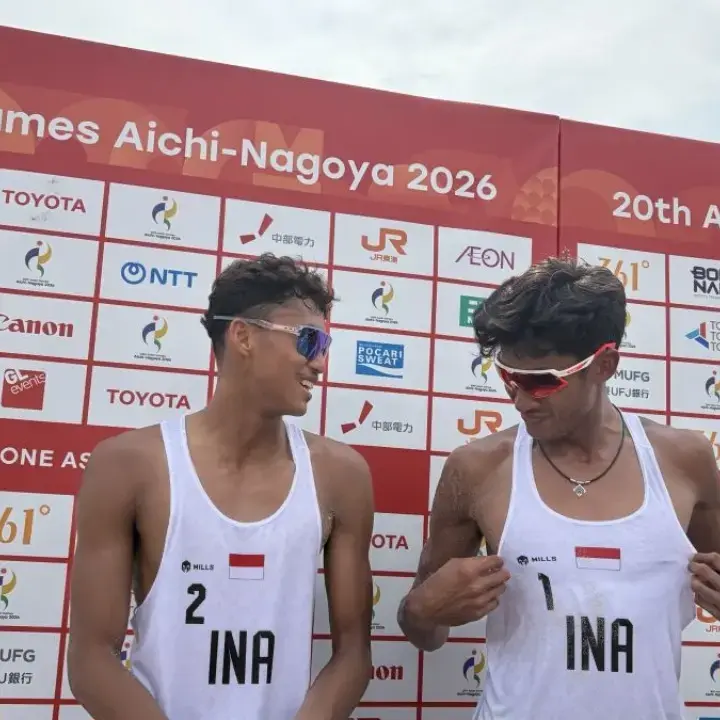 Imam/Fairuz Lolos ke 16 Besar Voli Pantai Asian Games 2026 Usai Kalahkan Korea Selatan
