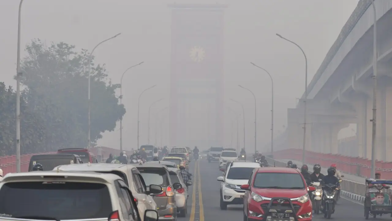 Kualitas Udara Palembang Memburuk Aqi 425 Masuk Kategori Berbahaya Akibat Tingginya Pm2 5