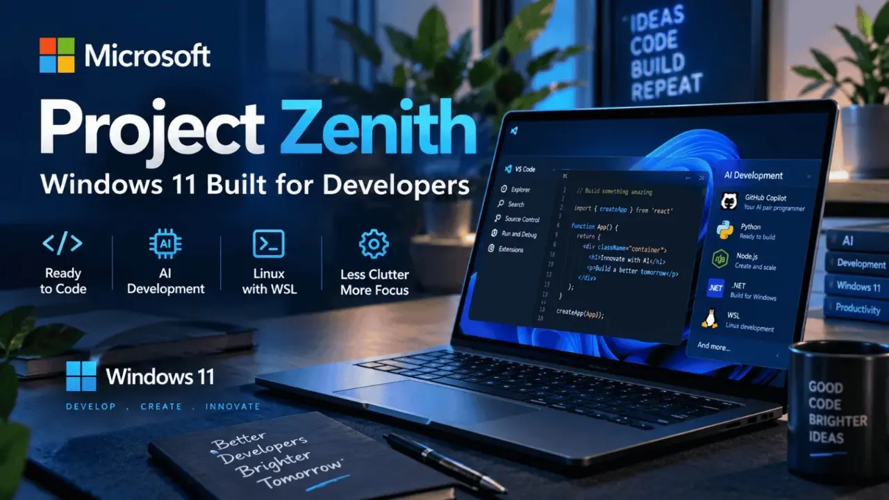 Microsoft Perkenalkan Project Zenith Untuk Windows 11 Khusus Developer Ai Dengan Spesifikasi Ram 64 Gb