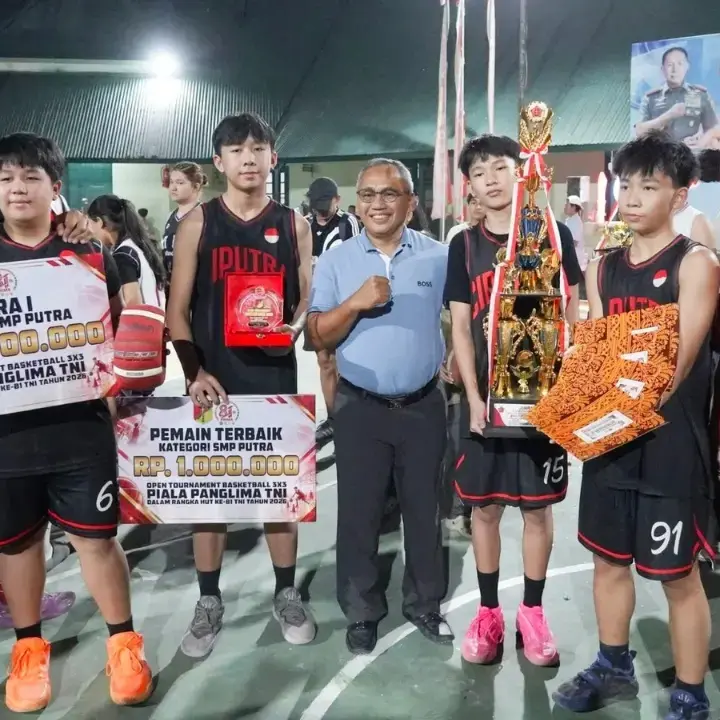 SMP Citra Kasih Manado A Juara Piala Panglima TNI 2026, Tampil Solid Sejak Babak Penyisihan
