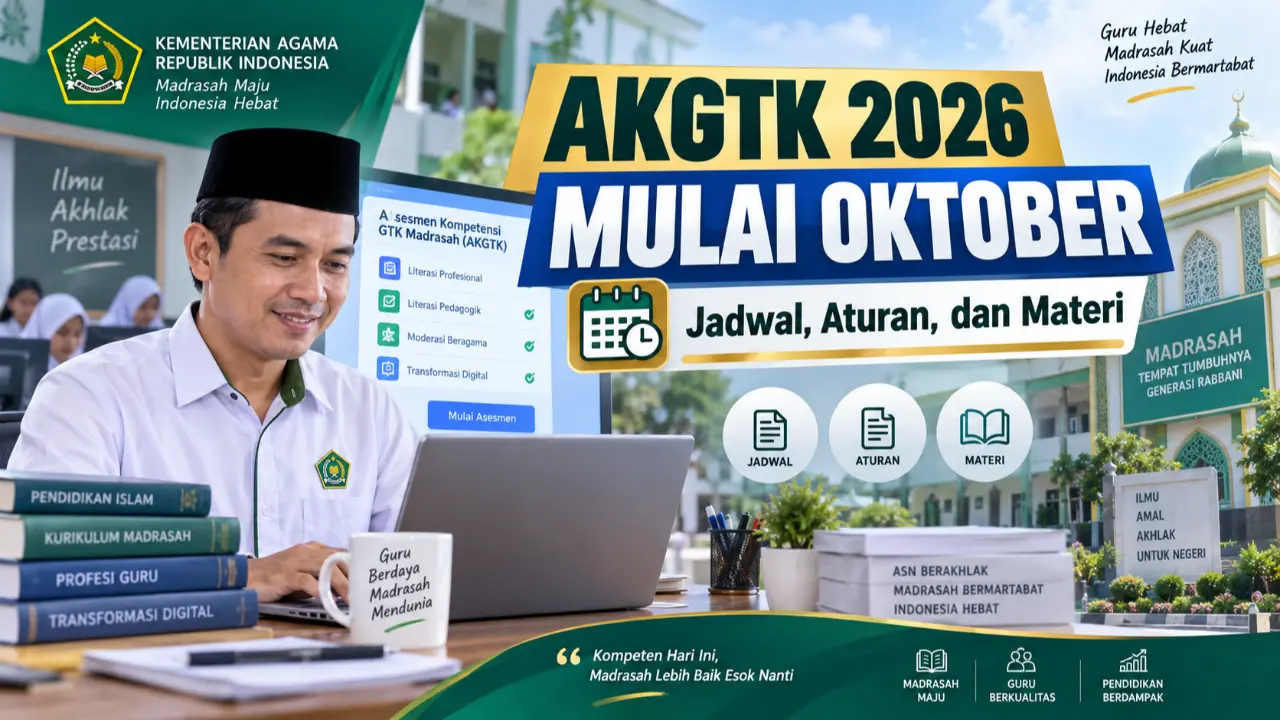 AKGTK 2026 Mulai Oktober