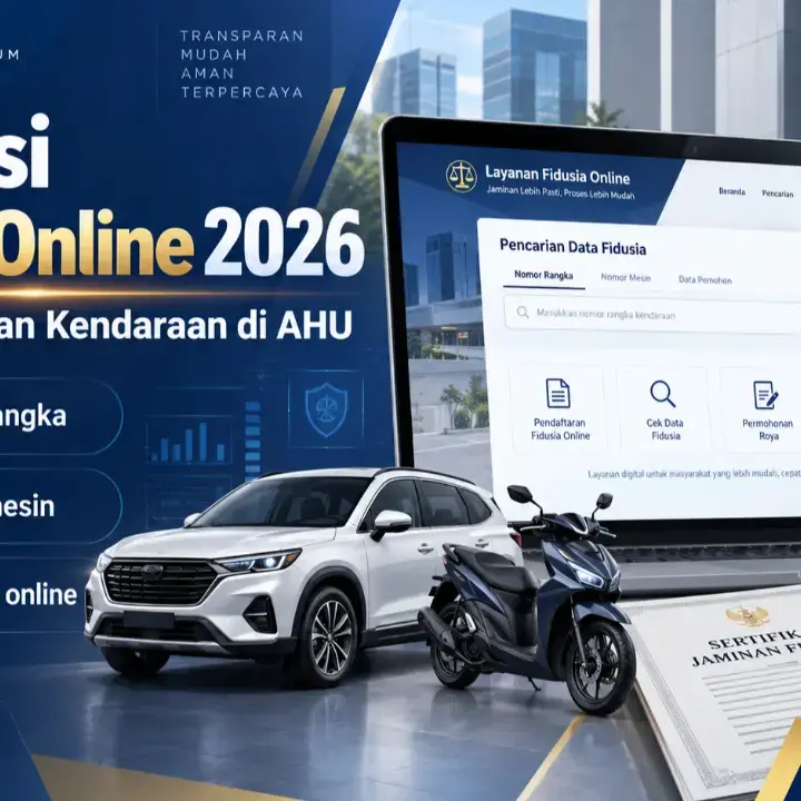 Aplikasi Fidusia Online 2026, Cara Cek Jaminan Fidusia Kendaraan hingga Pendaftaran di AHU