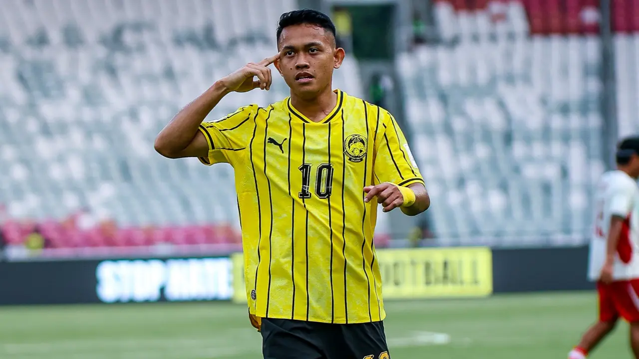 Arif Aiman penyerang Timnas Malaysia