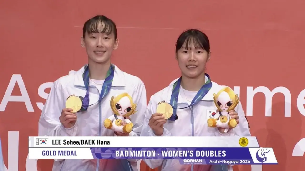 Baek Ha Na/Lee So Hee (KOR) Juara Asian Games 2026