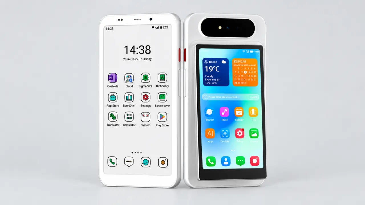 Bigme HiBreak Dual 3 Resmi Meluncur, Ponsel E-Ink 85FPS Pertama di Dunia
