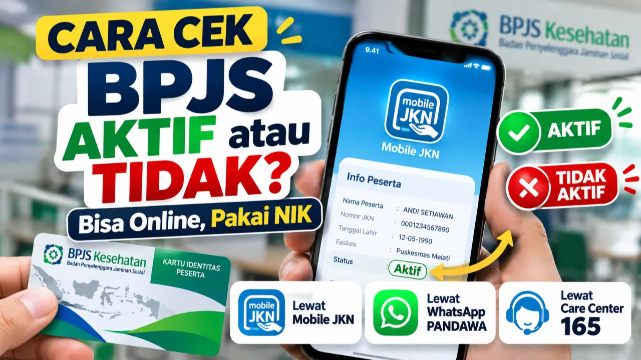 Cara cek BPJS aktif atau tidak