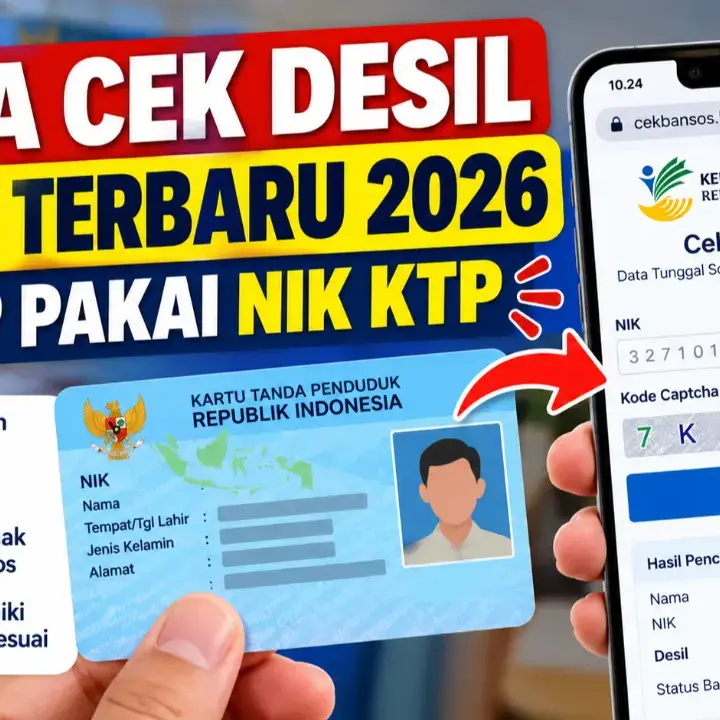 Cara Cek Desil DTSEN Terbaru 2026, Cukup Pakai NIK KTP