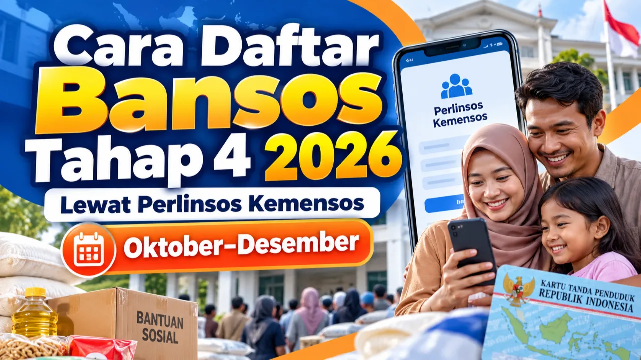 Cara daftar bansos tahap 4 2026