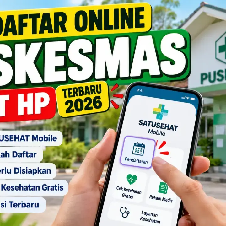 Cara Daftar Online Puskesmas 2026 Lewat HP, Bisa Pakai SATUSEHAT Mobile