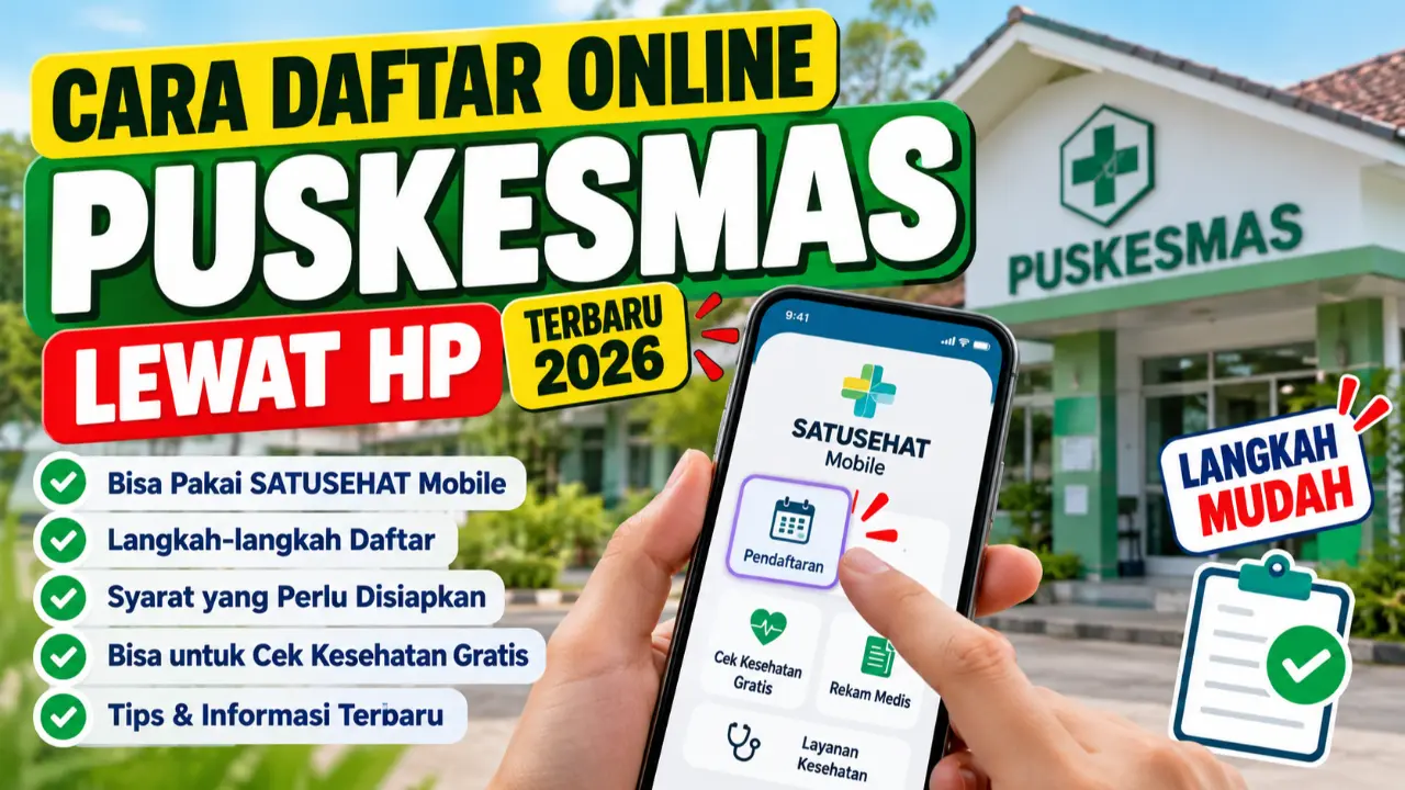 Cara Daftar Online Puskesmas 2026