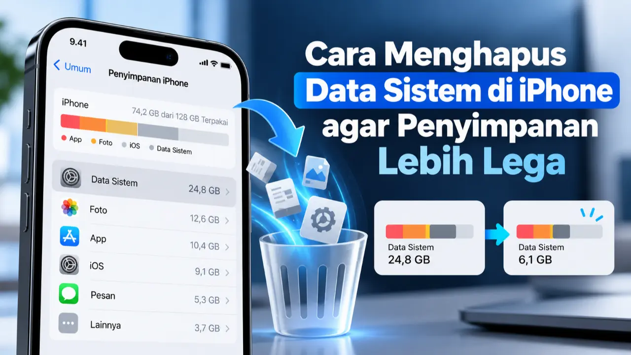 Cara Menghapus Data Sistem di iPhone agar Penyimpanan Lebih Lega