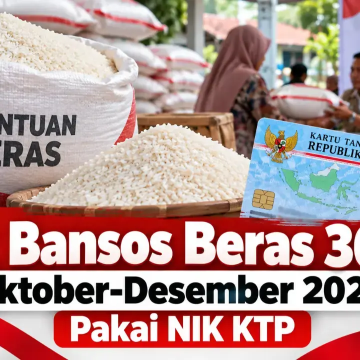 Cek Bansos Beras 30 Kg Oktober-Desember 2026 Pakai NIK KTP