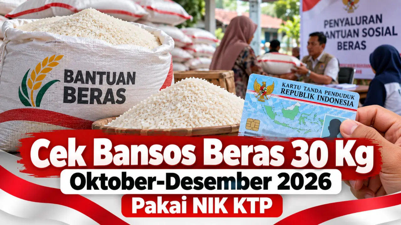Cek Bansos Beras 30 Kg