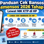 Panduan Cek Bansos Kemensos 2026 Tahap 3 Lewat NIK KTP di HP