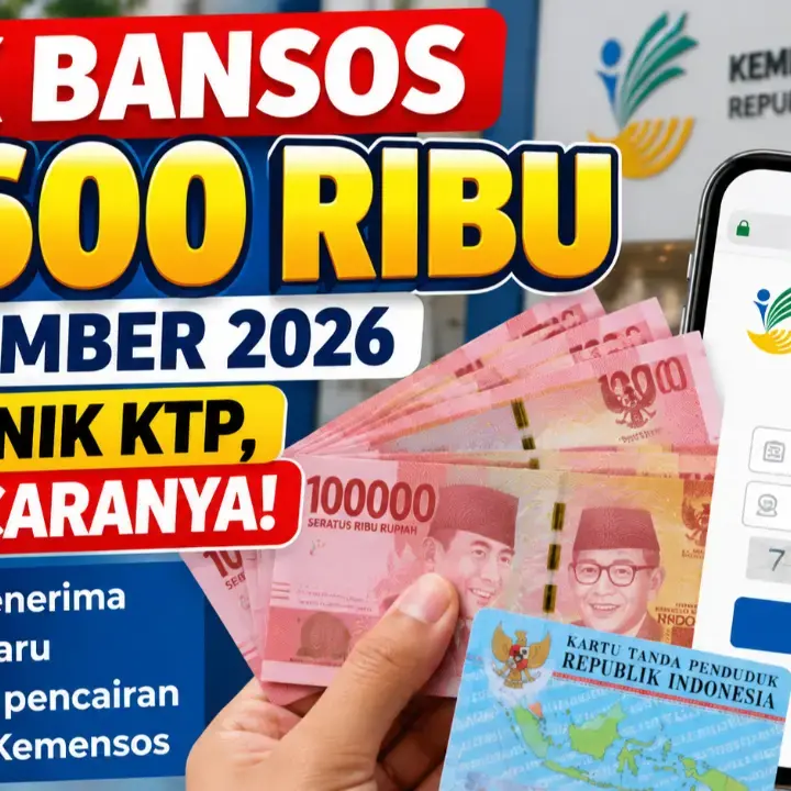 Cek Bansos Rp600 Ribu September 2026 Pakai NIK KTP, Begini Caranya