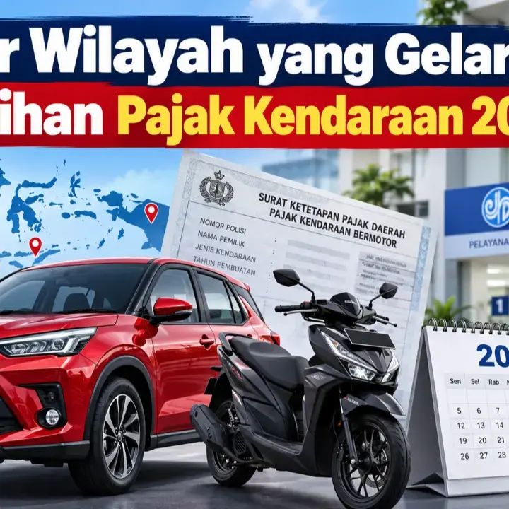 Daftar Wilayah yang Gelar Pemutihan Pajak Kendaraan 2026