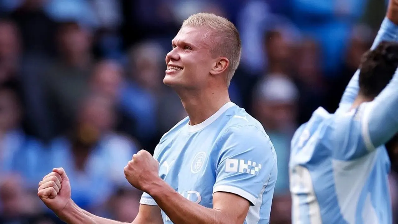 Erling Haaland Derby Manchester