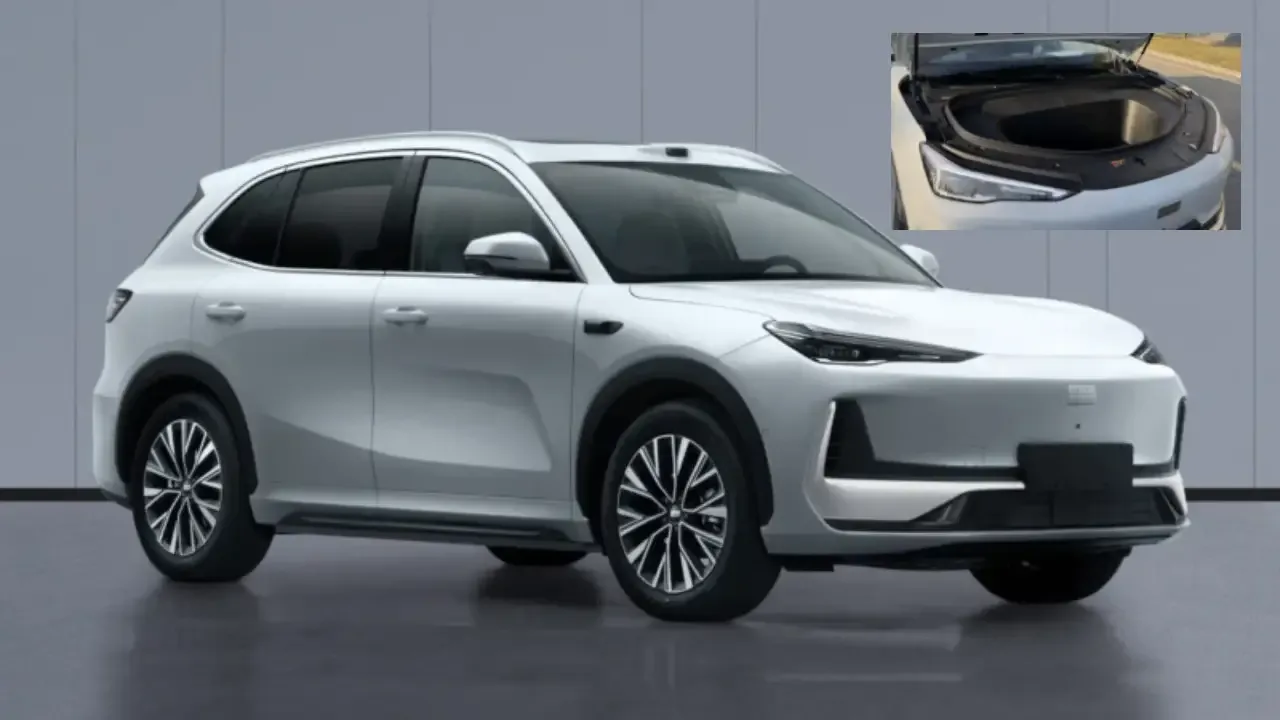 Geely EX5 bagasi depan luas