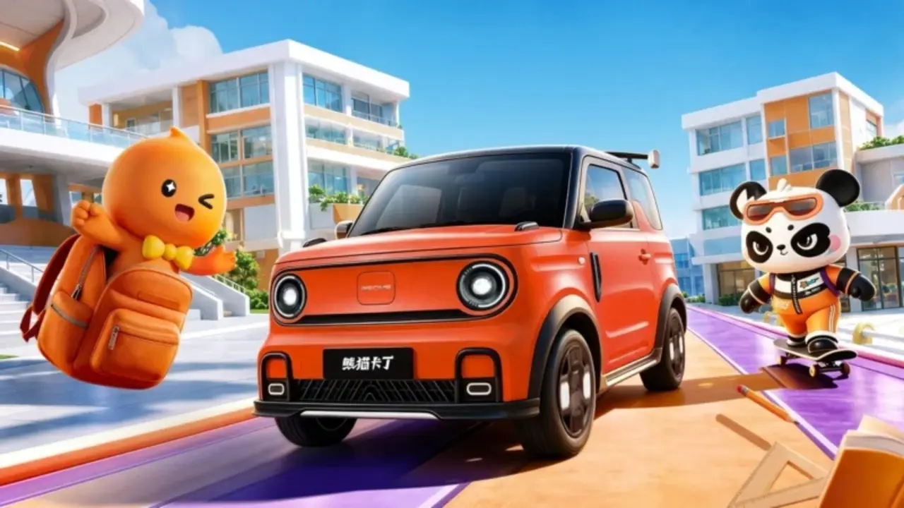 Geely Panda Mini Karting Edition Meluncur, Mobil Listrik Mungil Bergaya Sporty