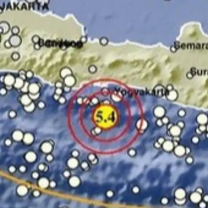 Gempa M 5,4 Guncang Tenggara Cilacap, BMKG Pastikan Tak Berpotensi Tsunami