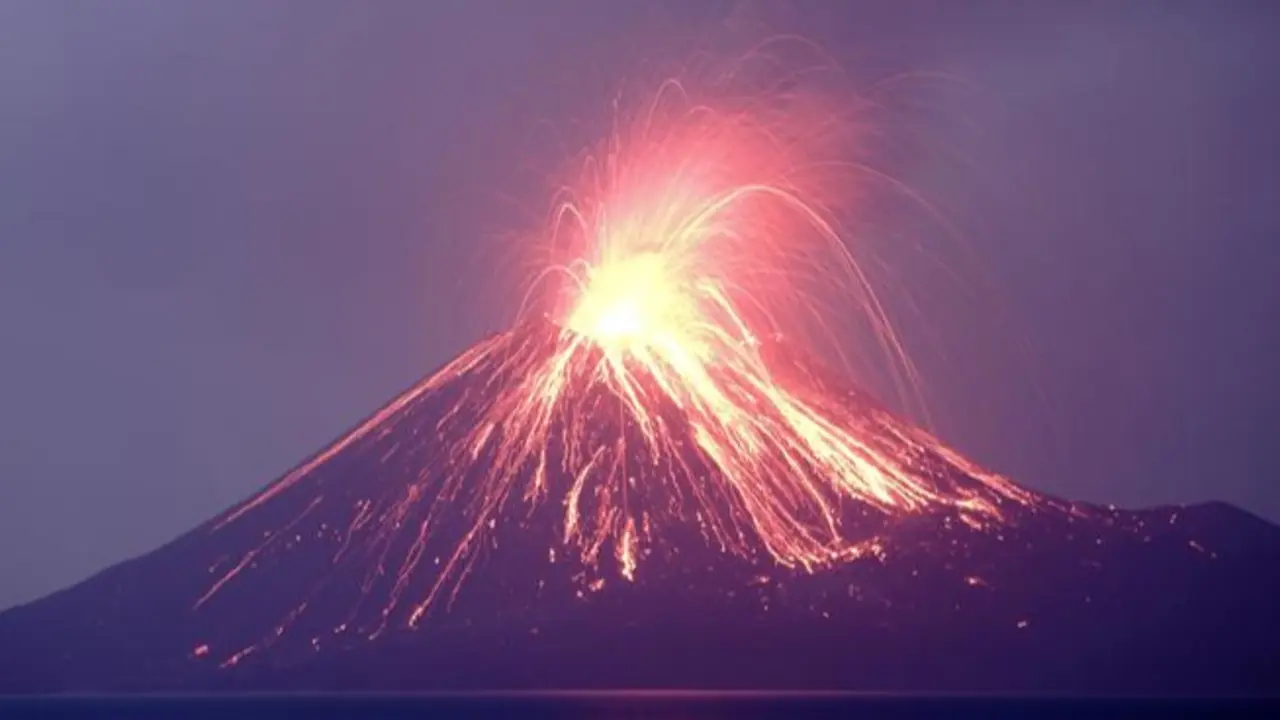 Gunung Anak Krakatau kembali Erupsi